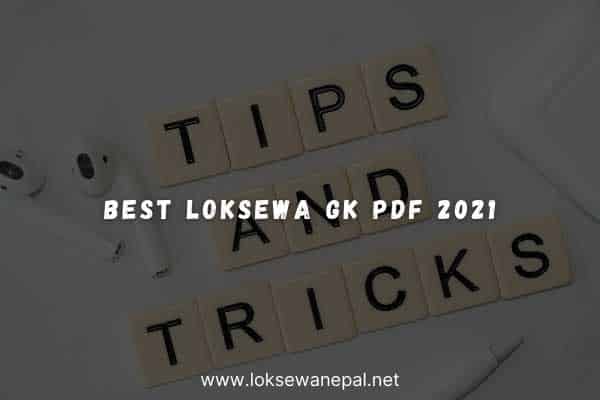 Best Loksewa Gk Pdf 2021
